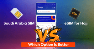 Saudi Arabia SIM vs eSIM for Hajj